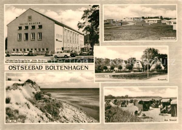 Boltenhagen Ostseebad FDGB Erholungsheim Fritz Reuter Urlaube