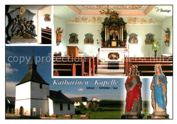 Nohfelden Katharinen Kapelle Innenansichten Heili