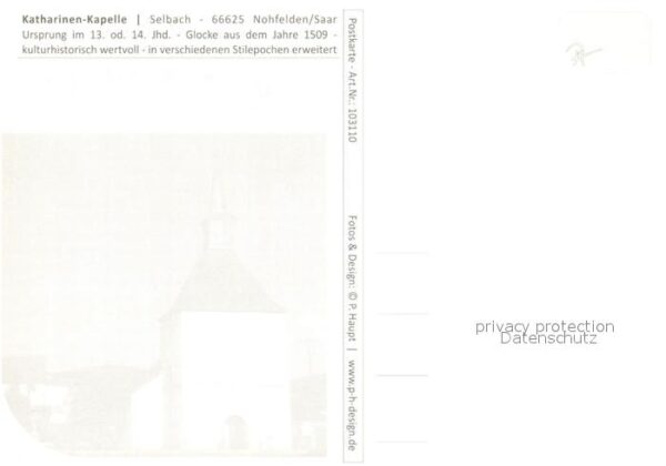 Nohfelden Katharinen Kapelle Innenansichten Heili – Bild 2