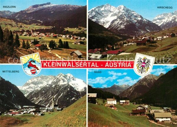 Kleinwalsertal Riezlern Hirschegg Mittelberg Baad Alpe