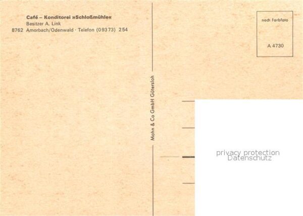 Amorbach Miltenberg Cafe Konditorei Schlossmühle – Bild 2
