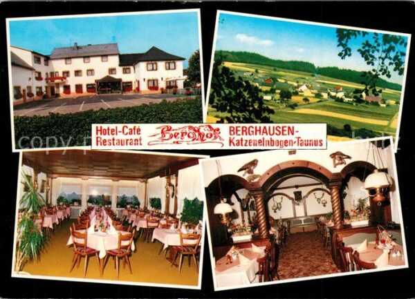Katzenelnbogen Hotel Cafe Restaurant Berghof Landschaf