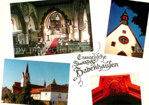 Babenhausen Hessen Evangelische Stadtkirche Chorraum Langh