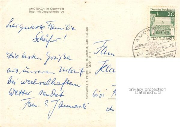 Amorbach Miltenberg Total mit Jugendherberge – Bild 2