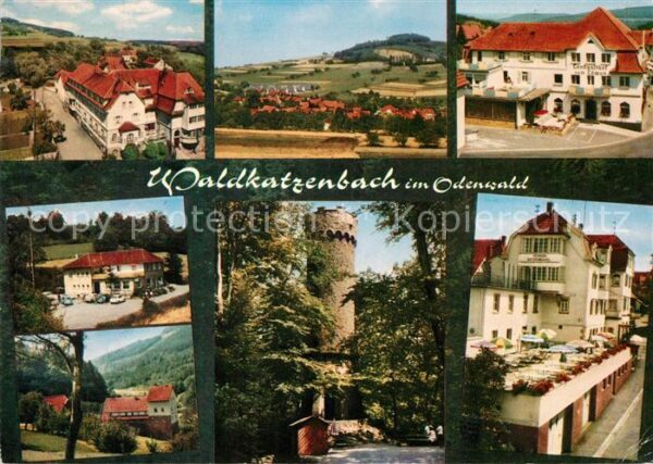Waldkatzenbach Hotel Restaurant Turm Landschaftspanora