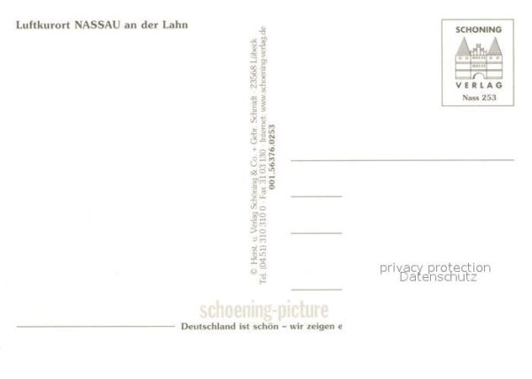 Nassau Lahn Partie an der Lahn Pont Chateau Platz K – Bild 2