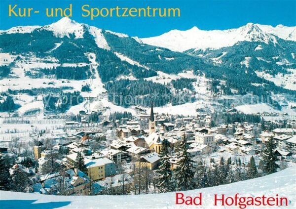 Bad Hofgastein Panorama Wintersportplatz Alpen