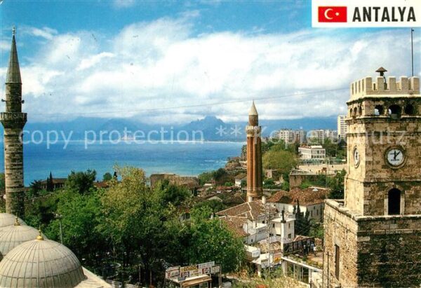 Antalya Yivli minare ve saat kulesi Minarett Gl