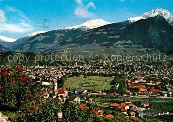 Marling Panorama Blick gegen Ifinger Sarntaler