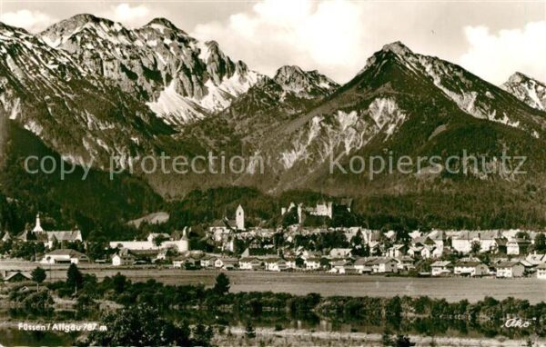 Fuessen Allgaeu Panorama