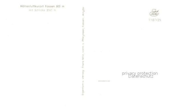 Fuessen Allgaeu Panorama – Bild 2