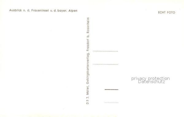 Gstadt Chiemsee Fraueninsel bayrische Alpen – Bild 2