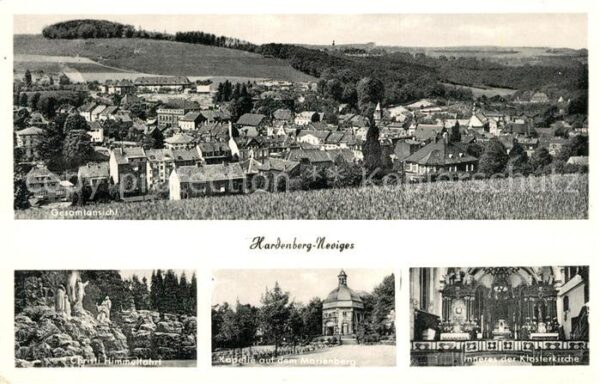 Hardenberg Neviges Panorama Klosterkirche innen Kapelle Ma