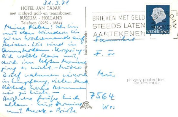 Bussum Hotel Jan Tabak – Bild 2