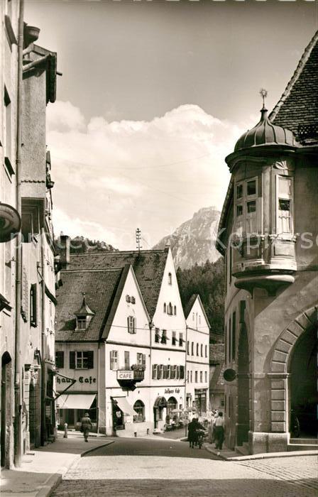 Fuessen Allgaeu Lechhalde Rathaus Säuling