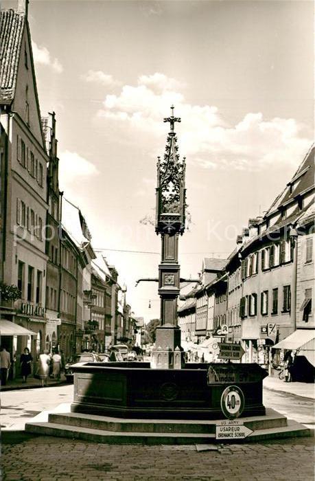 Fuessen Allgaeu Reichenstraße Stadtbrunnen
