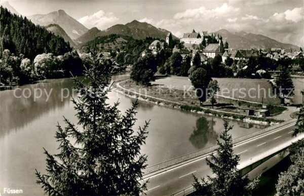 Fuessen Allgaeu Lechbrücke Stausee Breitenberg Edelsber