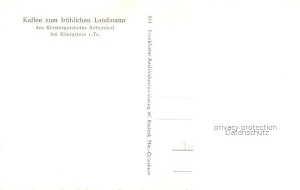 Koenigstein Taunus Kaffee zum fröhlichen Landmann Klosterg – Bild 2