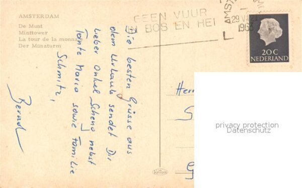 Amsterdam Niederlande De Munt – Bild 2