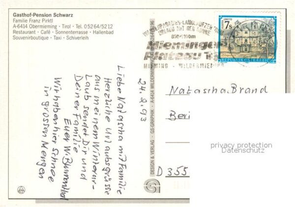 Obermieming Gasthof Pension Schwarz – Bild 2