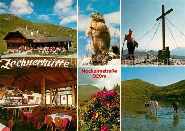 Innerkrems Krems Kaernten Zechnerhütte Nockalmstraße Gipfelkreuz