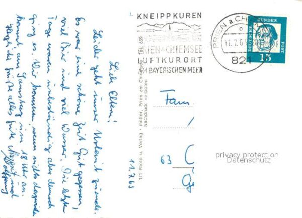 Breitbrunn Chiemsee Zeltplatz Strandbad Dorfkirche Kampenwa – Bild 2