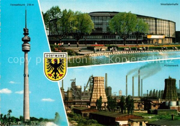 Dortmund Fernsehturm Westfalenhalle Hüttenwerk