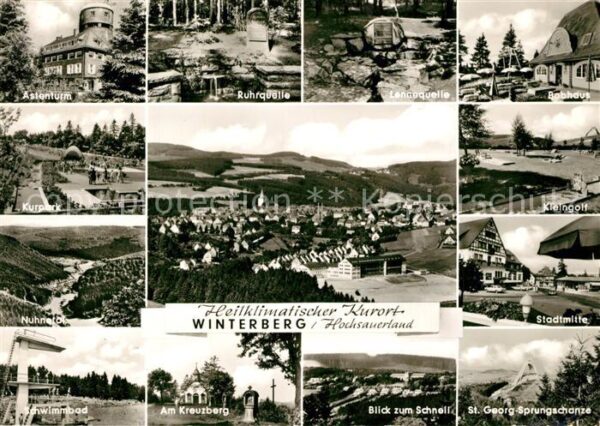 Winterberg Hochsauerland Astenturm Ruhrquelle Lennequelle Bobhau