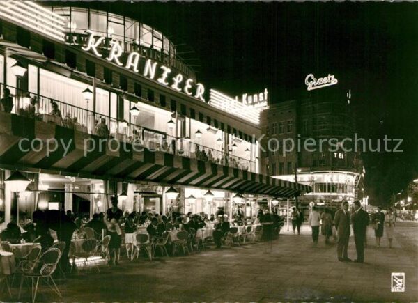 Berlin Cafe Kranzler Kurfürstendamm Abend