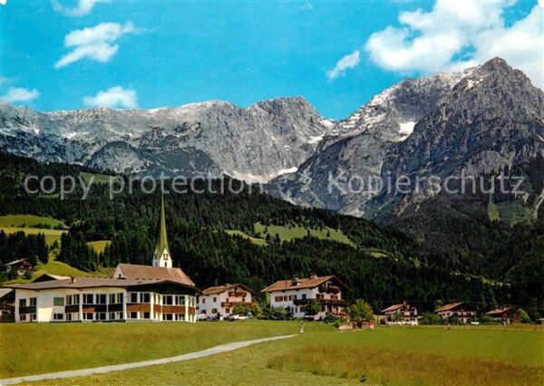 Scheffau Wilden Kaiser Panorama Kirche