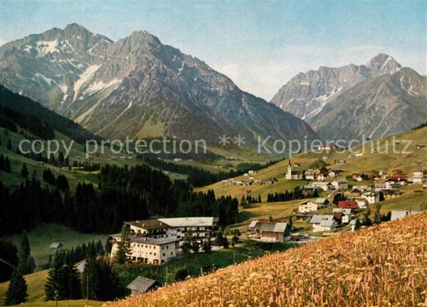 Hirschegg Kleinwalsertal Vorarlberg Panorama