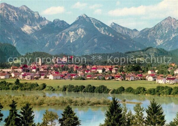 Fuessen Allgaeu Panorama