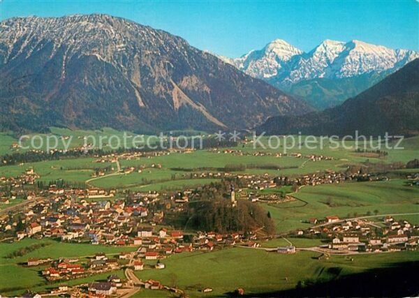 Ruhpolding Fliegeraufnahme Rauschberg Sonntagshorn
