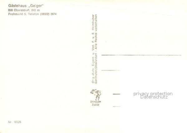 Oberstdorf Gästehaus Geiger – Bild 2
