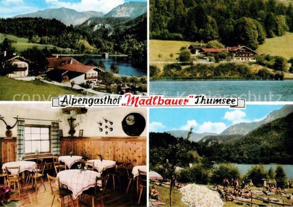 Karlstein Oberbayern Alpengasthof Madlbauer Thumsee