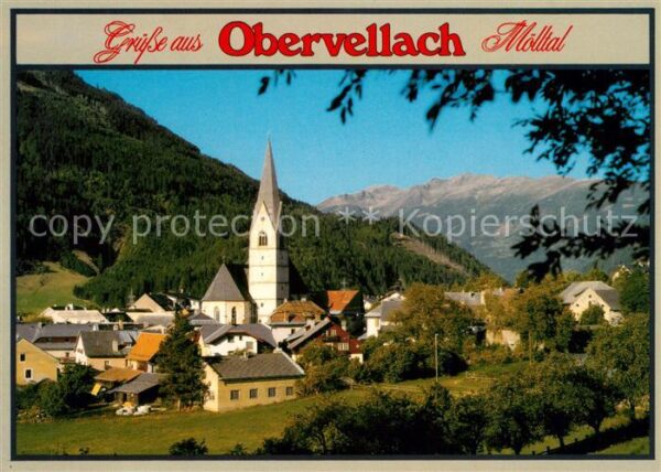 Obervellach Kaernten Panorama Hohe Tauern