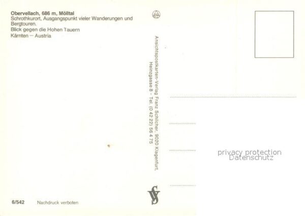Obervellach Kaernten Panorama Hohe Tauern – Bild 2