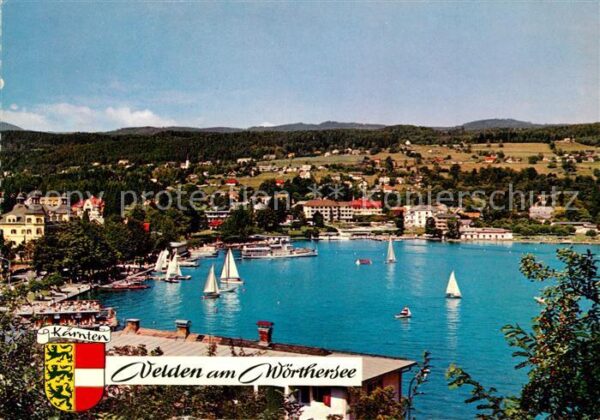 Velden Woerthersee Bucht Bäder Schiffsanlegestelle