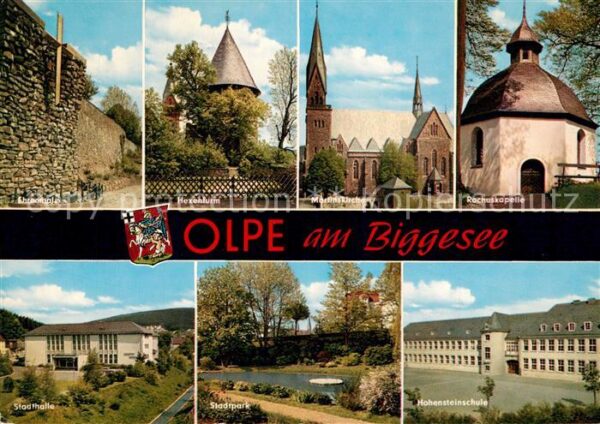 Olpe Biggesee Ehrenmal Hexenturm Martinskirche Rochus