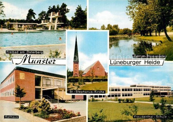 Munster Oertze Freibad Osterberg Oertze Promenade Rath