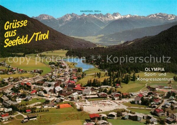 Seefeld Tirol Fliegeraufnahme Olympia Sport Kongressz
