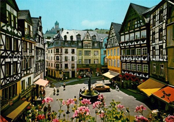 Cochem Mosel Marktplatz Sankt Martinsbrunnen Burg Co