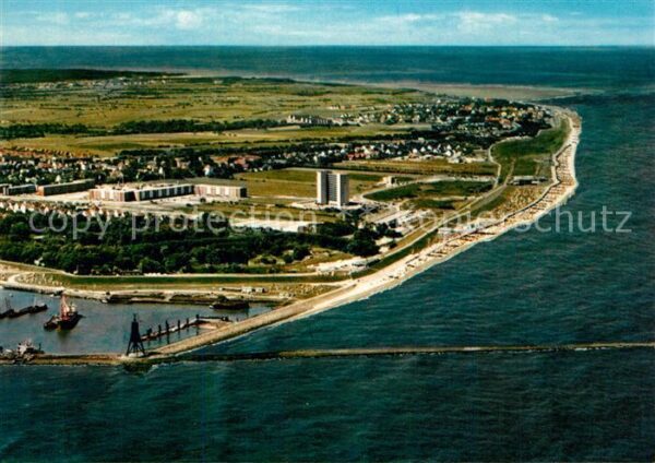 Cuxhaven Doese Nordseebad Fliegeraufnahme