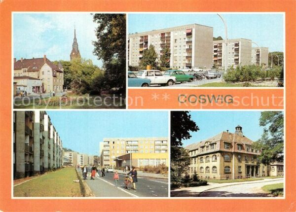 Coswig Sachsen Friedrich Engels Platz Straße der Befre