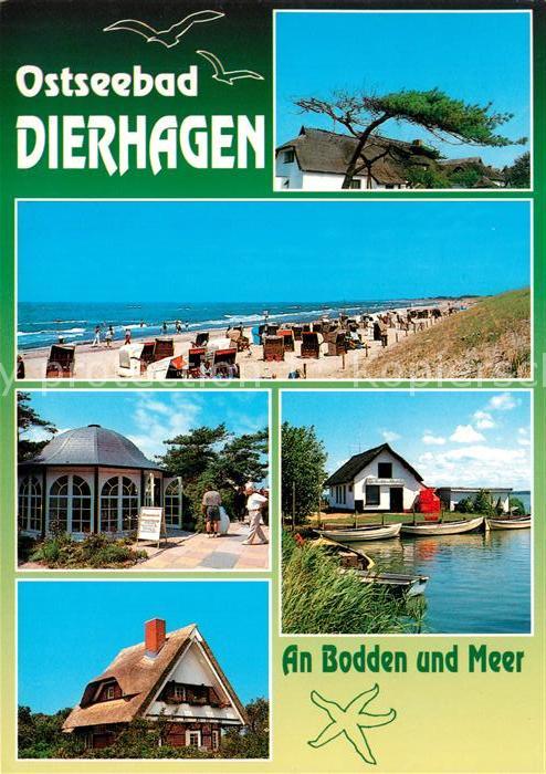 Dierhagen Ostseebad Strand Wandelhalle Bootshafen