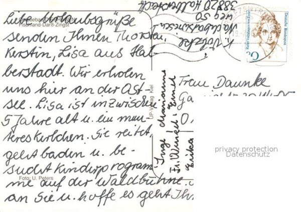 Dierhagen Ostseebad Strand Wandelhalle Bootshafen – Bild 2