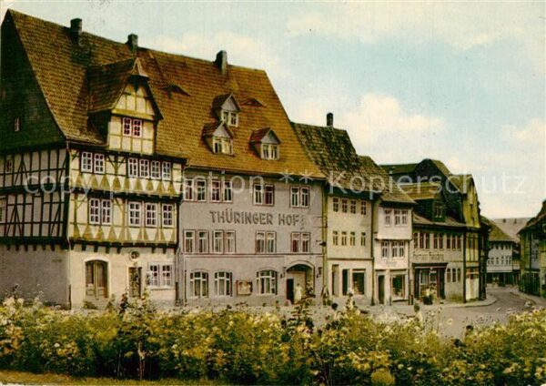 Frankenhausen Bad Thüringer Hof Altes Fachwerkhaus