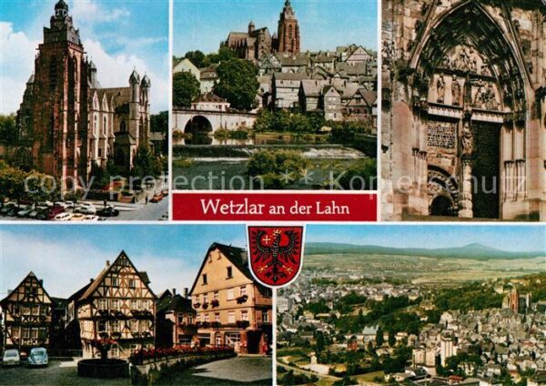 Wetzlar Dom Fachwerkhäuser Marktplatz Fliegerau
