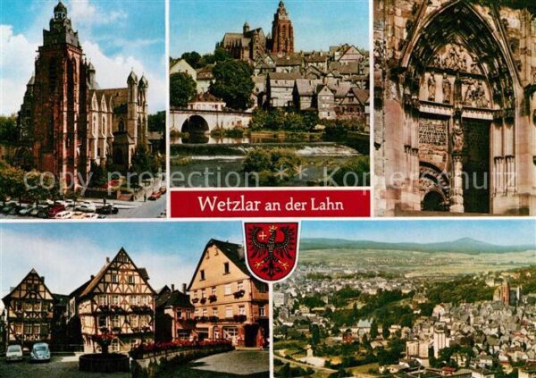 Wetzlar Kirche Schloss Fachwerkhäuser Panorama