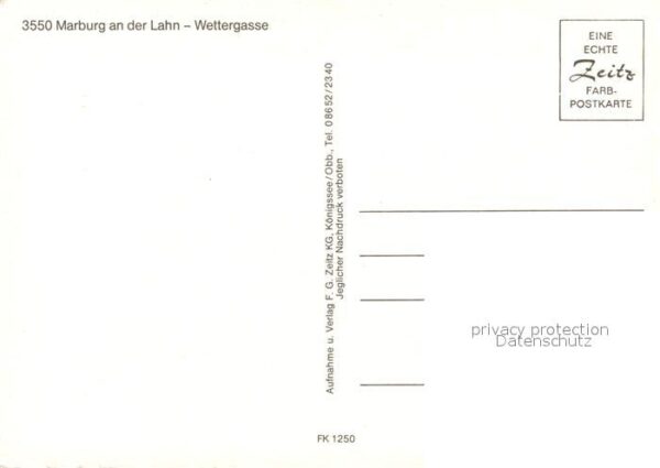 Marburg Lahn Wettergasse – Bild 2